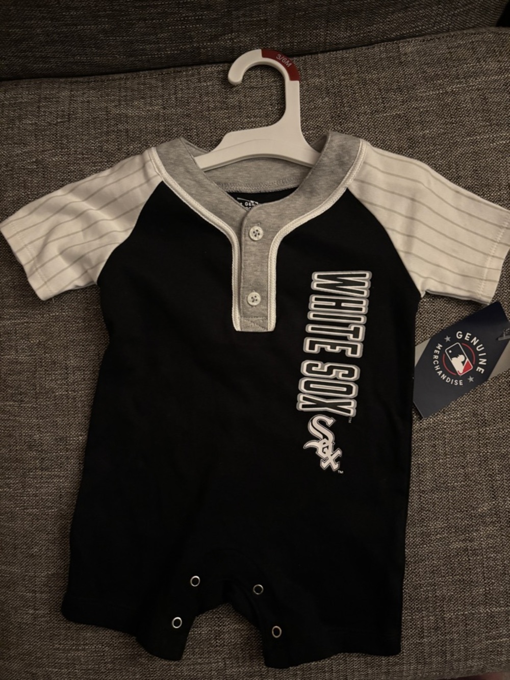 Chicago White Sox Baby Romper 3-6 Months